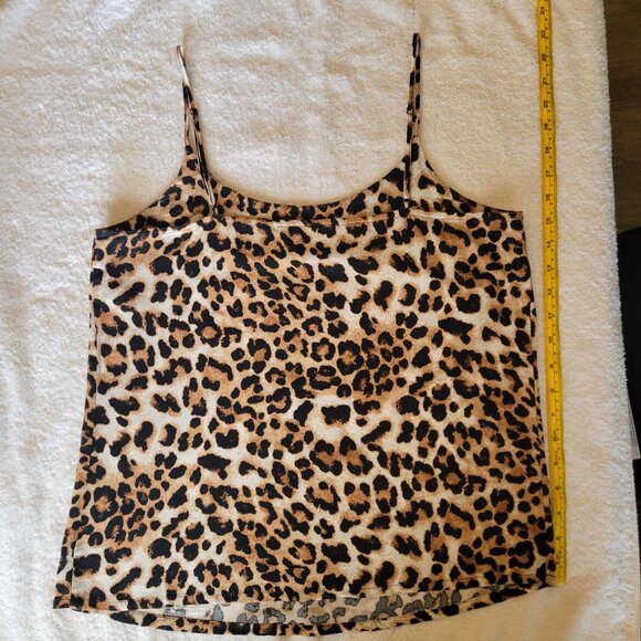 Vero Moda | Leopard Print Camisole | M | Sand Brown Black - Picture 3 of 4
